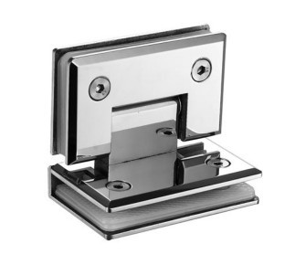 Петля Inoxstore "Элегант" 90° стекло-стекло, с фаской, полированная, AISI 304