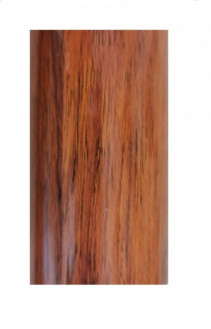 Поручень фигурный ПВХ, цвет "Ясень"