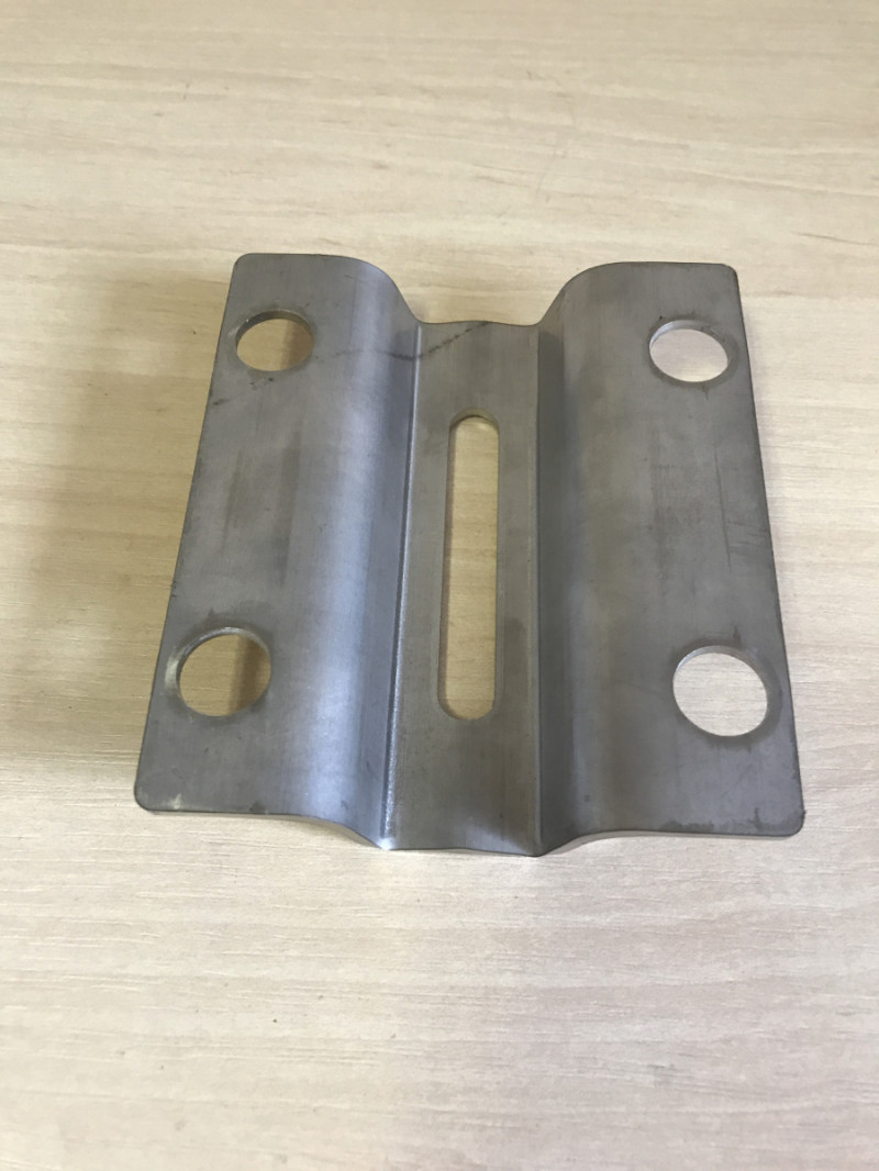 Боковое крепление стойки Inoxstore Ø 38,1 мм, полированное, приварное, AISI 304