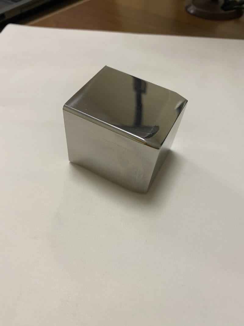 Заглушка для деревянного поручня Inoxstore 40х40 мм, полированная, AISI 304