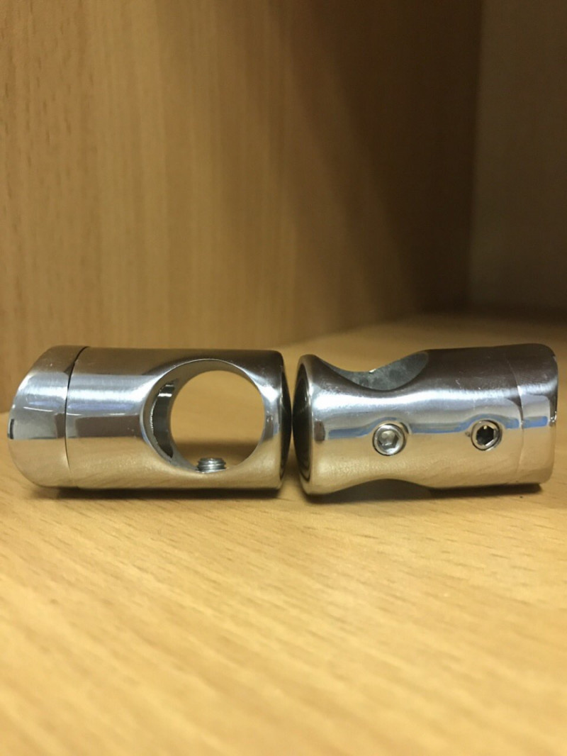 Ригеледержатель Inoxstore Ø 16х38,1 мм, литой, полированный, AISI 304