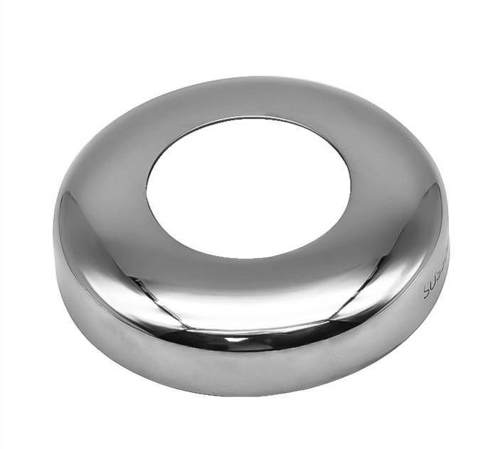 Декоративная крышка Inoxstore "Классик" Ø 75х38,1х0,5 мм, полированная, AISI 304