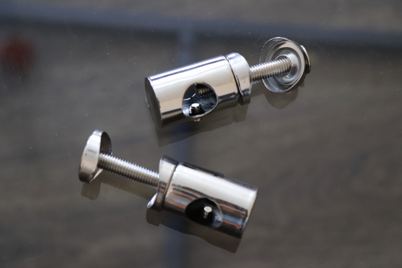 Ригеледержатель Inoxstore Ø 16х38,1 мм, штампованный, полированный, AISI 304