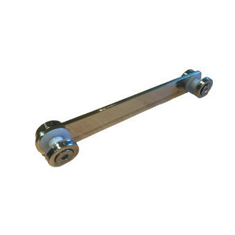 Стеклодержатель Inoxstore пластинчатый 23х200мм, шайба 25 мм, приварной, под стекло 8-10 мм, полированный, AISI 304