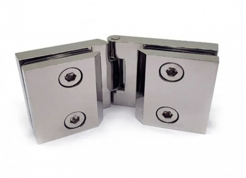 Петля без фиксации стекло-стекло Inoxstore, сатинированная, AISI 304