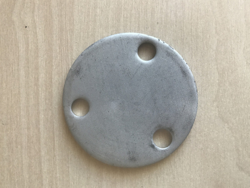 Фланец Inoxstore Ø 76х0х3 мм, отверстия М10 мм, приварной, AISI 304