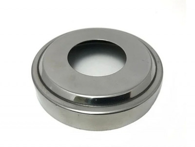 Декоративная крышка "Эконом" Ø 100х50,8х0,5 мм, полированная, AISI 304