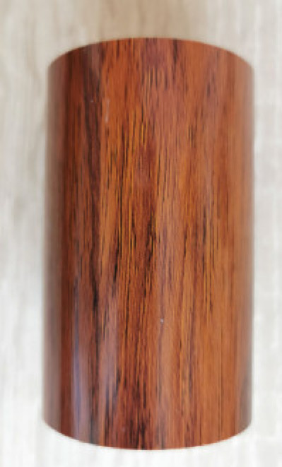 Поручень Inoxstore ПВХ, цвет "Ясень"