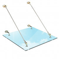 Стеклянные козырьки и навесы 