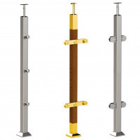 Стойки квадратные САТИН