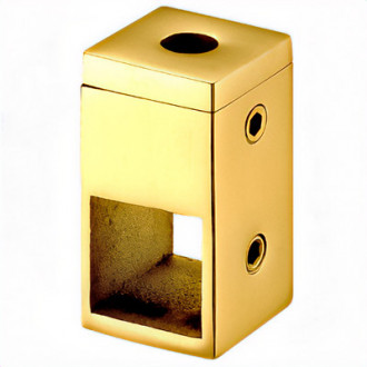 Ригеледержатель Inoxstore 15х15х0 мм, литой, AISI 304, золото