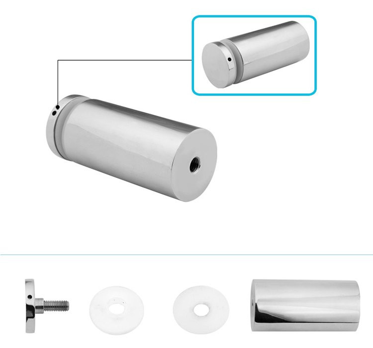 Точечное крепление стекла Inoxstore Ø 50х35 мм, полированный, AISI 304