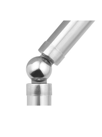 Поворот Inoxstore Ø 12 мм, штампованный, регулируемый, полированный, AISI 304