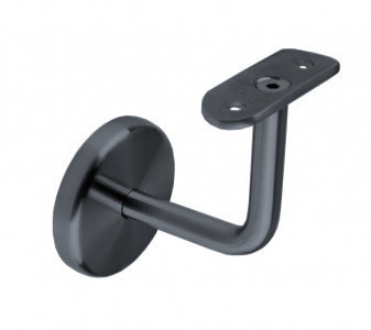 Держатель поручня Inoxstore с крышкой Ø 67х15 мм,  AISI 304, матовый RAL 7024