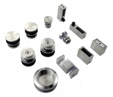 Комплект фурнитуры Inoxstore D-2 для душевой кабины, сатинированный, AISI 304