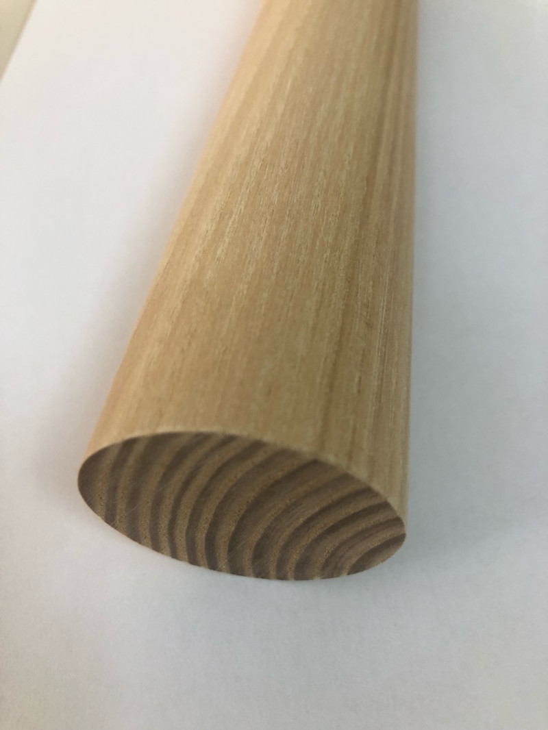 Поручень Inoxstore деревянный Ø 42,4 мм, Ясень