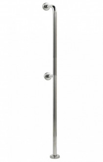 Поручень прямий вертикальний 1000 мм Inoxstore, полірований, AISI 304