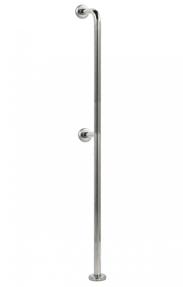 Поручень прямий вертикальний 1000 мм Inoxstore, полірований, AISI 304