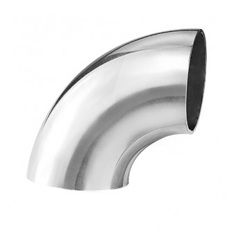 Отвод Inoxstore Ø 50,8х1,5 мм - 90° под сварку, полированный, AISI 304