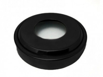 Декоративная крышка Inoxstore "Эконом" Ø 88х38,1х0,5 мм, AISI 304, матовый RAL 9005