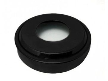 Декоративная крышка Inoxstore "Эконом" Ø 88х38,1х0,5 мм, AISI 304, матовый RAL 9005