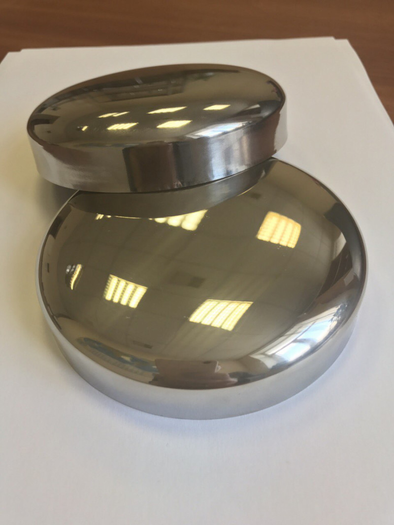 Декоративная крышка Inoxstore Ø 100х0х0,8 мм, без отверстия, полированная, AISI 304