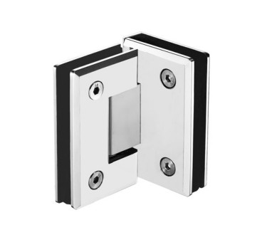 Петля Inoxstore "Элегант" 90° стекло-стекло, с фаской, полированная, AISI 304