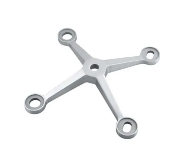 Спайдер Inoxstore четверной- 200 мм, X-образный 4х26х38 мм, сатинированный, AISI 304