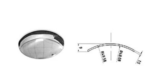 Заглушка сварная Inoxstore Ø 38,1х1,5 мм, полированная, AISI 304