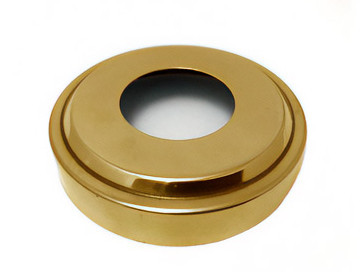 Декоративная крышка Inoxstore "Эконом" Ø 88х38,1х0,5 мм, AISI 304, золото