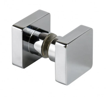 Ручка-кноб квадратная Inoxstore для душевой кабины, сатинированная, AISI 304