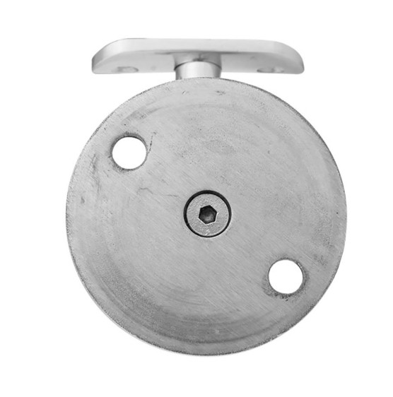 Держатель поручня Inoxstore регулируемый по высоте, ложемент под Ø 42,4 мм/50,8 мм, полированный, АISI 304