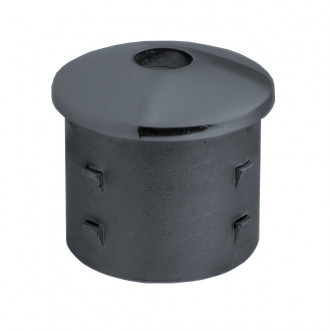 Верхний элемент Inoxstore Ø 38,1х1,5 мм, выпуклый, забивной с насечками, AISI 304, RAL 7024