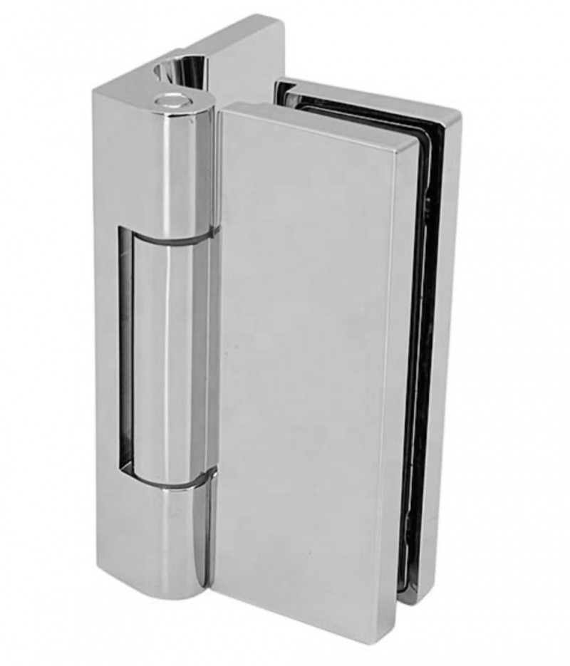 Петля 90° стена-стекло Inoxstore, сатинированная, AISI 304