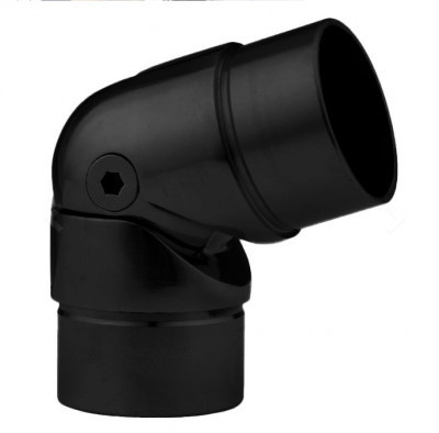 Поворот поручня Inoxstore Ø 42,4х1,5 мм, регулируемый, литой,  AISI 304, матовый RAL 9005