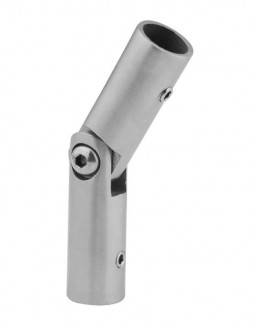 Поворот Inoxstore "Классик" Ø16 мм, литой, регулируемый, полированный, AISI 304