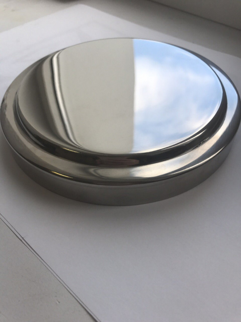 Декоративная крышка Inoxstore Ф145х0х1 мм, полированная, AISI 304