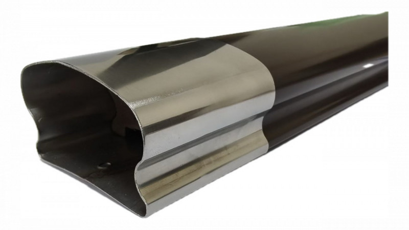 Соединитель Inoxstore фигурного поручня ПВХ, полированный, AISI 304