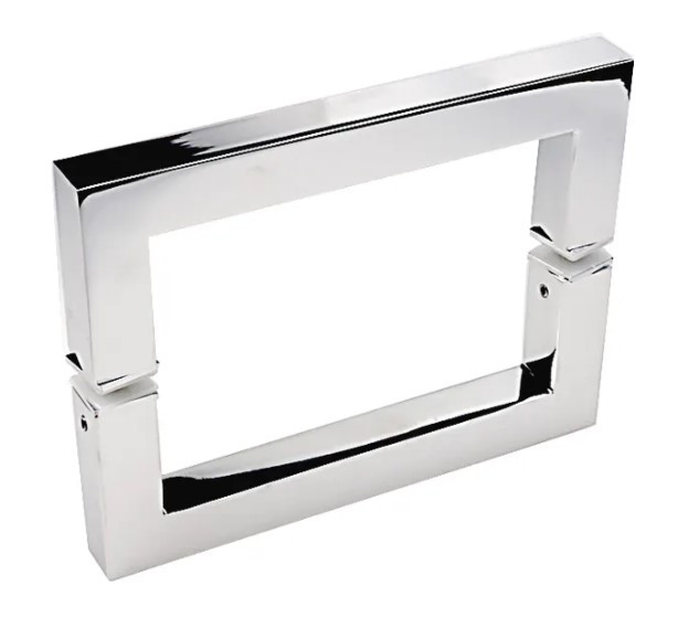 Ручка для душевой кабины, 19х19х222 мм, сатинированная, AISI 304