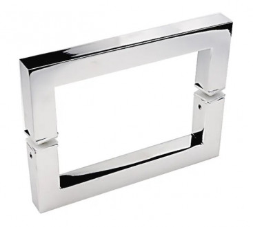 Ручка для душевой кабины, 19х19х222 мм, сатинированная, AISI 304