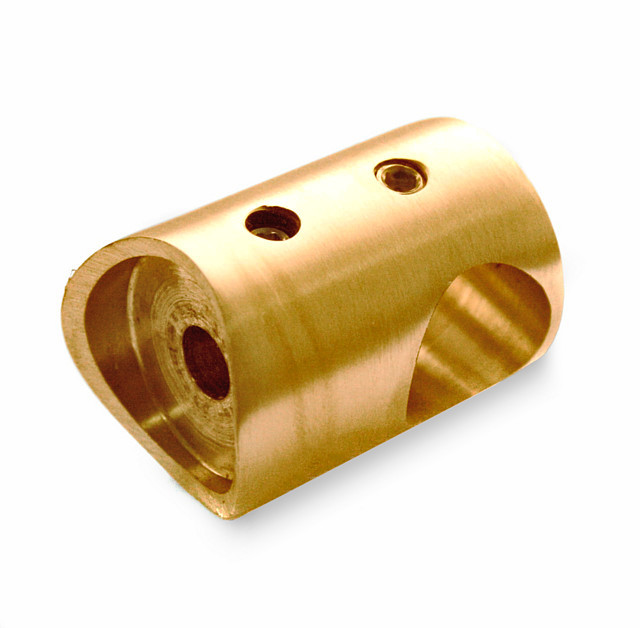 Ригеледержатель Inoxstore Ø 12х38,1 мм, литой, AISI 304, золото