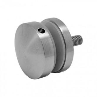 Точечный стеклодержатель Inoxstore ø 50х20 мм, сатинированный, AISI 304