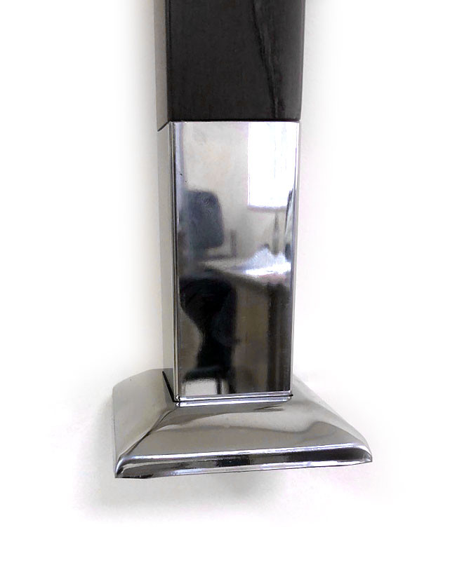 Нижний элемент Inoxstore для  деревянной стойки 40х40 мм