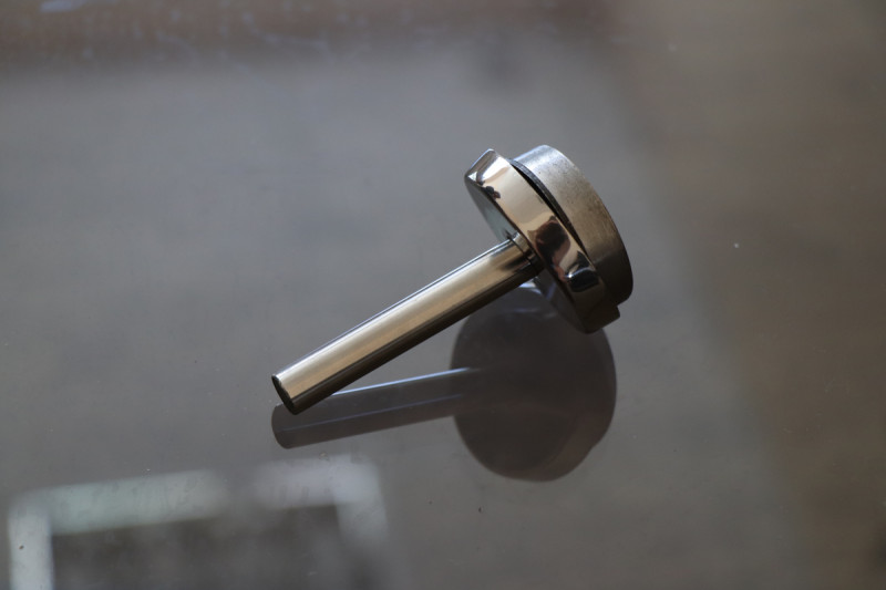 Кронштейн на стойку Inoxstore Ø 42,4х1,5 мм, h-100 мм, без ложемента, полированный, AISI 304