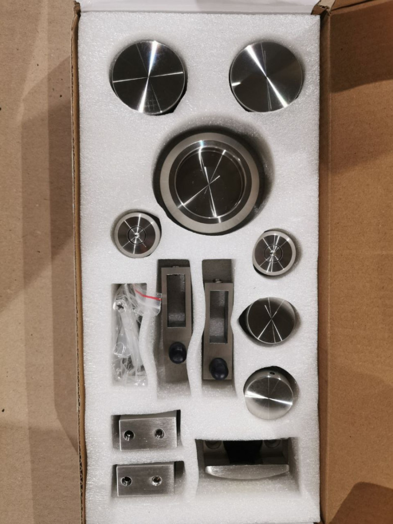 Комплект фурнитуры Inoxstore F-2 для душевой кабины, сатинированный, AISI 304