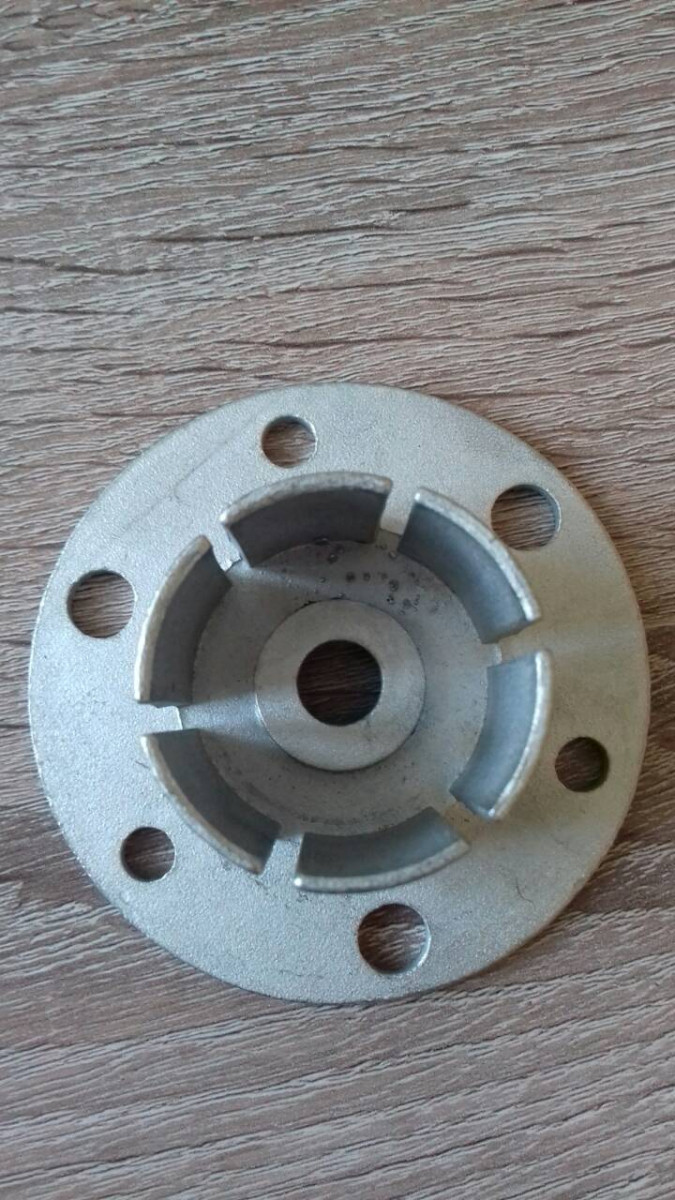 Крепление стойки Inoxstore Ø 38,1 мм, с крышкой Ø 100 мм,  полированное, AISI 304