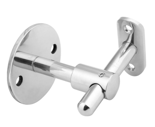 Держатель поручня Inoxstore регулируемый по высоте, ложемент под Ø 42,4 мм/50,8 мм, полированный, АISI 304