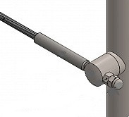 Держатель троса Inoxstore Ø6 мм, обжимной, полированный, AISI 304