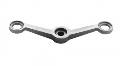 Спайдер Inoxstore двойной 200 мм, I-образный 2х26х38 мм, сатинированный, AISI 304