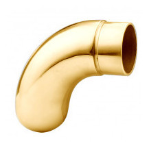 Отвод поручня оконечный Inoxstore Ø 42,4х1,5 мм,  AISI 304, золото